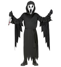 Dětský kostým vřískot s maskou, černý
