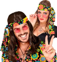 Hippie barevná čelenka