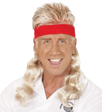 Blond příčesek s potítkem z 80. let