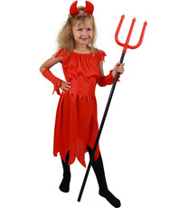 Dětský kostým rudá čertice