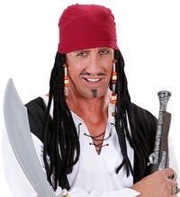 Pirátský šátek s dredy