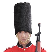 Plyšový klobouk královská stráž