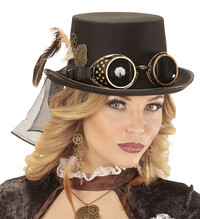 Steampunk dámský klobouk