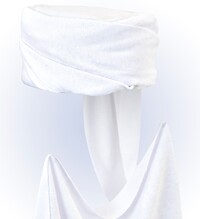 Arabský turban bílý
