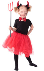 Dětský kostým TUTU set čertice (3-7 let)