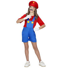 Dívčí kostým super Mario
