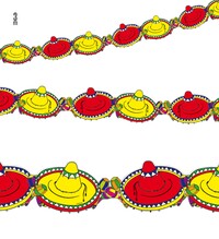 Girlanda sombrero, 3m