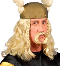 Pánská paruka s knírkem Asterix