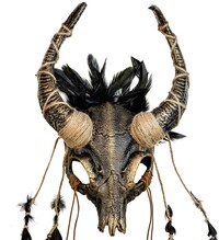 Voodoo maska buvolí lebka
