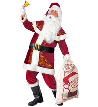 Kostým Santa Clause s kabátem a nárameníky