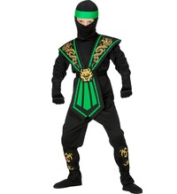 Chlapecký kostým ninja, zelený