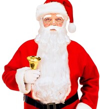 Santa Clausův dlouhý plnovous s obočím