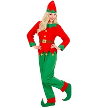 Santův malý pomocník, elf (kabát s páskem, kalhoty, čepice)