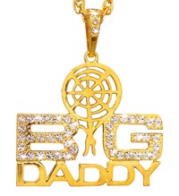 Zlatý náhrdelník "big daddy" 65 cm