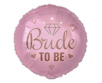 Foliový balónek Bride to be, růžový