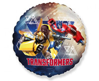 Foliový balónek Transformers, kulatý