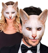 Látková kočičí maska