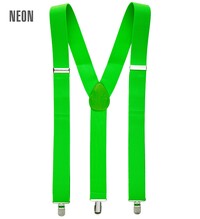 Neonově zelené kšandy
