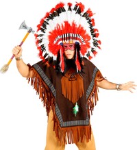 Pánské indiánské poncho