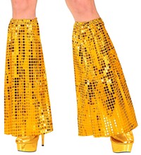 Zláté disco návleky na boty ve stylu 70. let