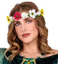 Květinová čelenka se stuhou