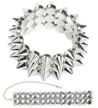 Ostnatý náhrdelník (choker) a náramek