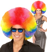 Oversize barevná afro paruka v top kvalitě