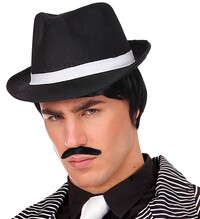Pánský klobouk s bílou stuhou