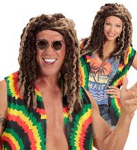 Rasta paruka blond/hnědá