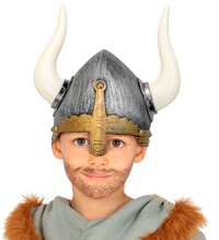 Dětská helma viking s rohy