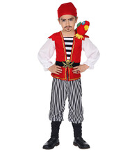 Dětská pirátská sada s papouškem