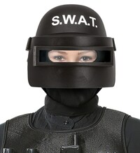 Dětská S.W.A.T. helma s průzorem
