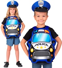 Dětský kostým policista s autem