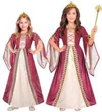 Dívčí luxusní kostým středověká princezna