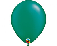 Nafukovací balónek metalická zelená 1 ks (průměr 28cm)
