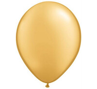 Nafukovací balónek metalická zlatá 1 ks (průměr 28cm)