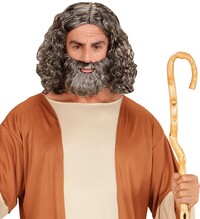 Biblická paruka a plnovous (ježíš, mojžíš)