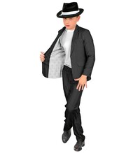 Chlapecký kostým gentleman/gangster