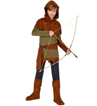 Chlapecký kostým Robin Hood, hnědý