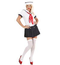 Dámský kostým námořnice s šátkem