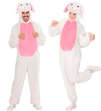 Plyšový kostým zajíce (králíka) s kapusí s maskou