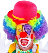 Růžový klobouk šašek (klaun)