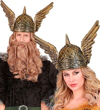 Vikingská helma s křídly