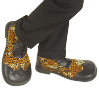 Obří leopardí párty boty s pevnou podrážkou