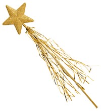 Zlatá kouzelná hůlka 46 cm