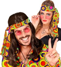 Hippie čelenka 60. léta, kruhy