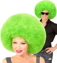 Oversize paruka zelené afro