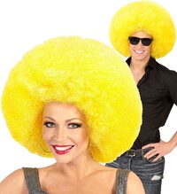 Oversize paruka žluté afro