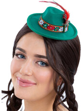 Bavorský mini klobouk, zelený
