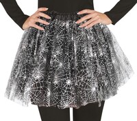 Dámská tutu sukně s pavučinou, 40 cm